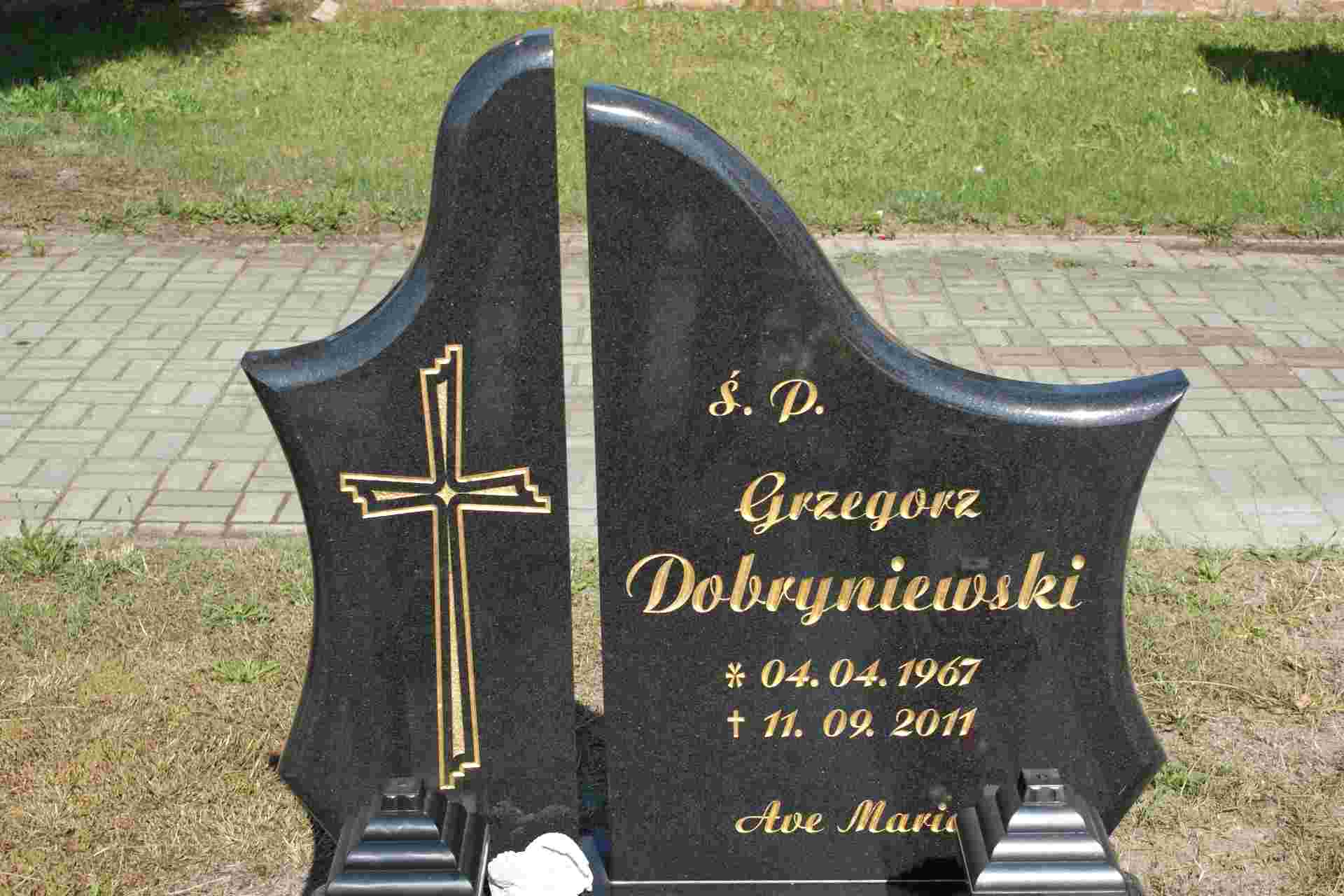 Grzegorz Dobryniewski 1967 Cybinka - Grobonet - Wyszukiwarka osób pochowanych