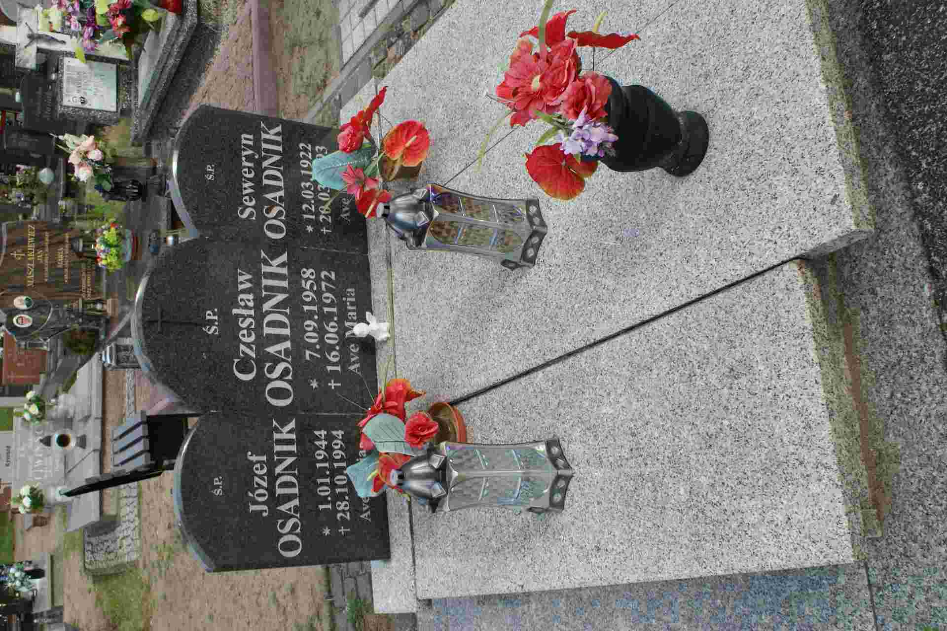 Grób Seweryn Osadnik