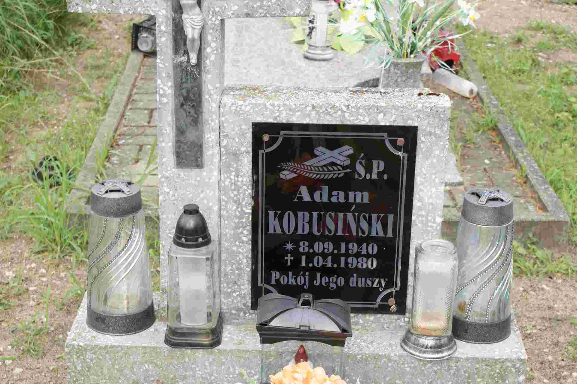 Adam Kobusiński 1940 Cybinka - Grobonet - Wyszukiwarka osób pochowanych