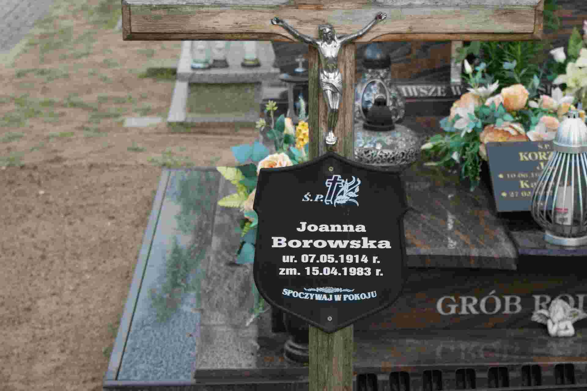 Joanna BOROWSKA 1914 Cybinka - Grobonet - Wyszukiwarka osób pochowanych