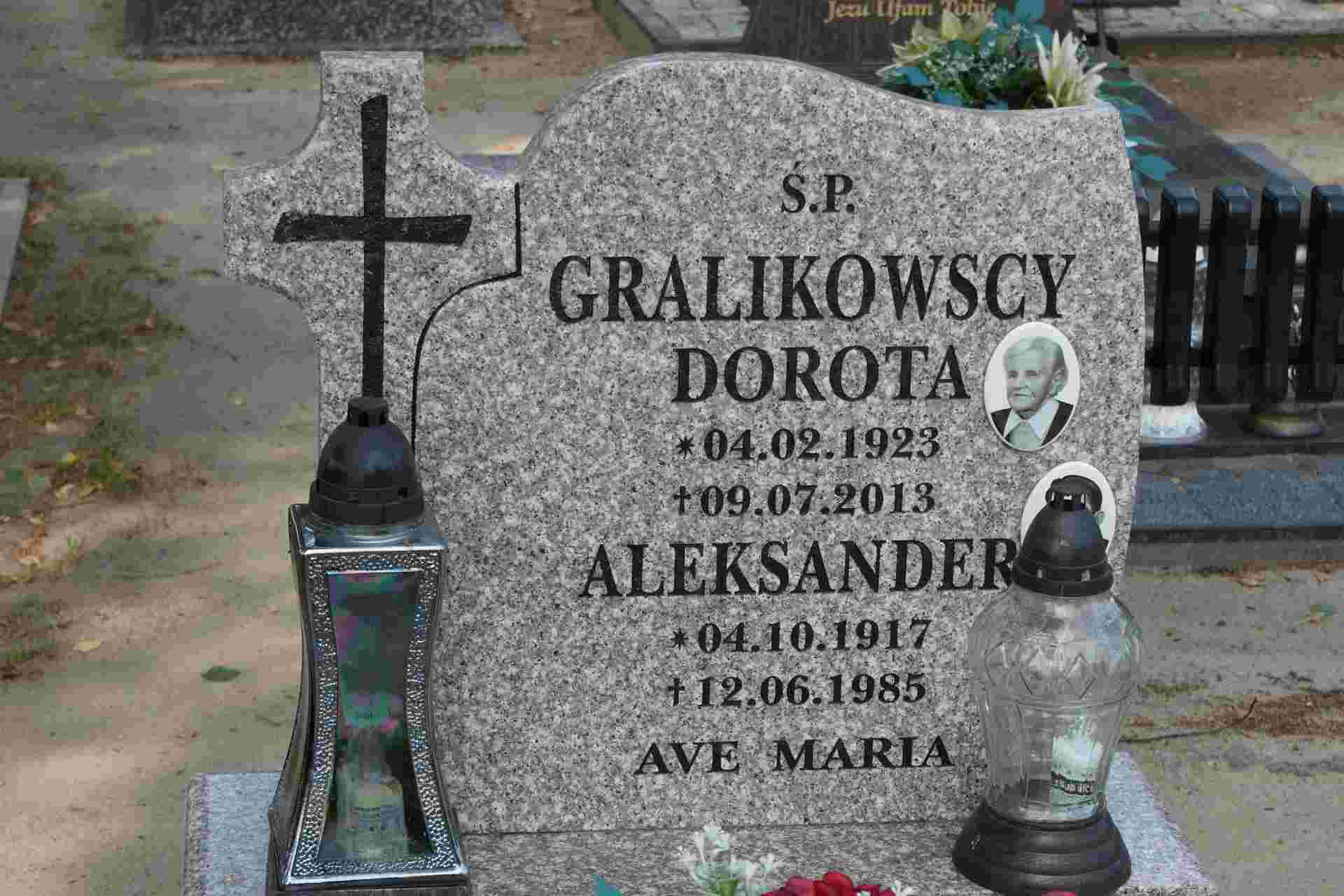 Dorota GRALIKOWSKA 1923 Cybinka - Grobonet - Wyszukiwarka osób pochowanych