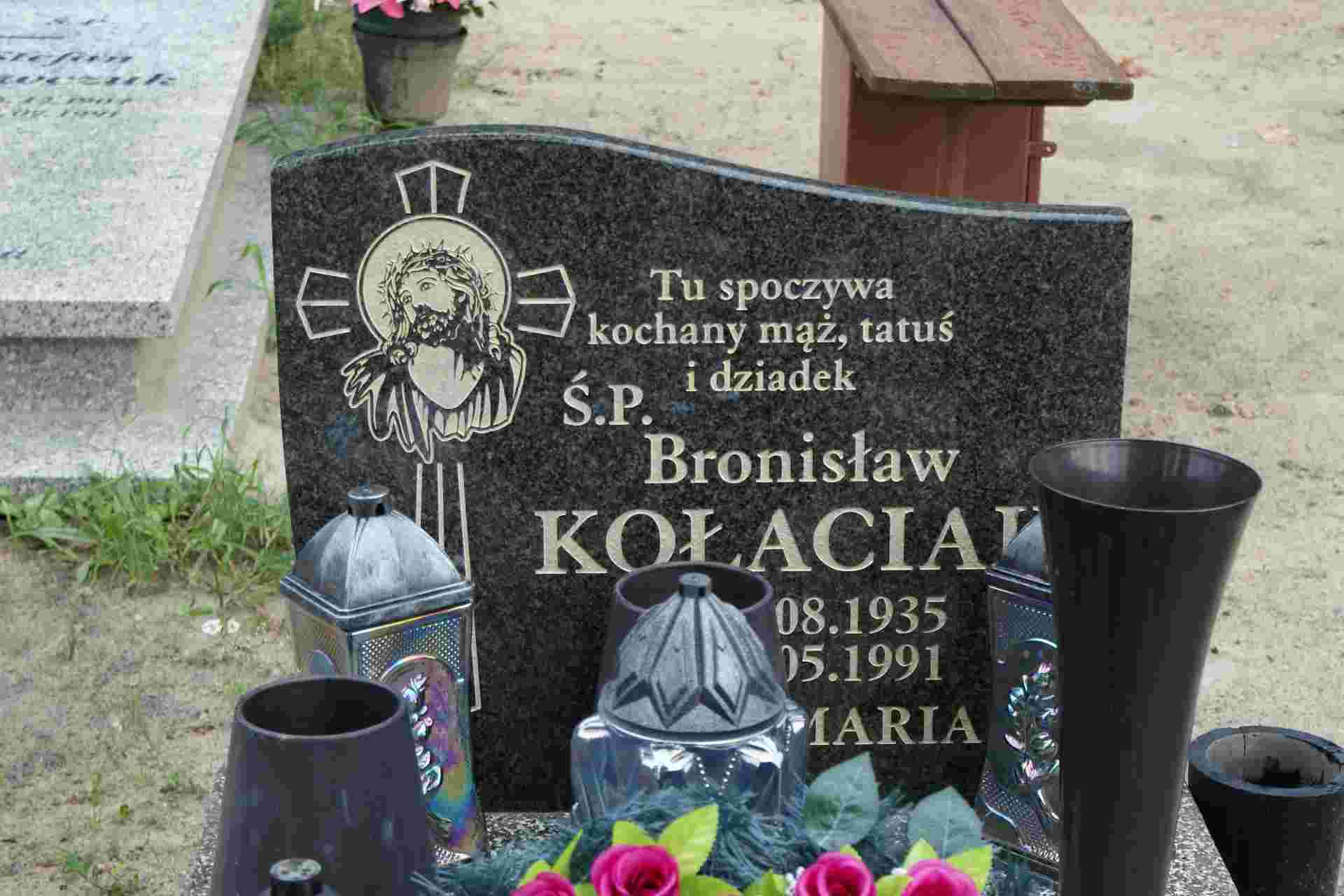 Bronisław Kołaciak 1935 Cybinka - Grobonet - Wyszukiwarka osób pochowanych