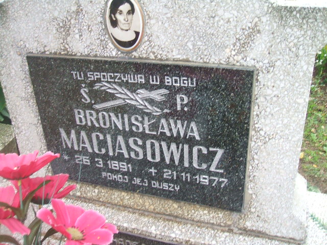 Bronisława Maciasowicz 1891 Cybinka - Grobonet - Wyszukiwarka osób pochowanych