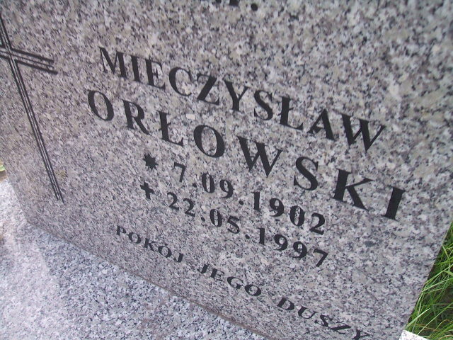 Mieczysław Orłowski 1902 Cybinka - Grobonet - Wyszukiwarka osób pochowanych