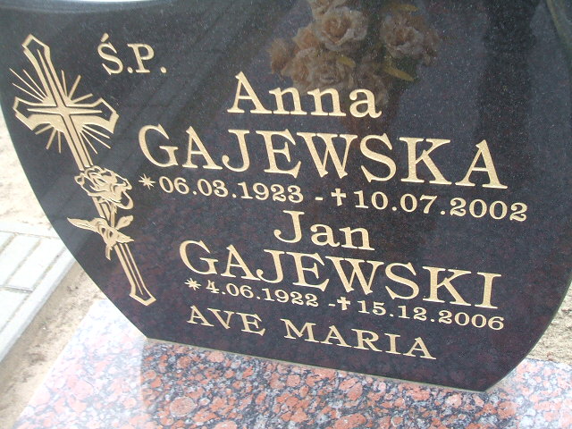 Jan Gajewski 1922 Cybinka - Grobonet - Wyszukiwarka osób pochowanych