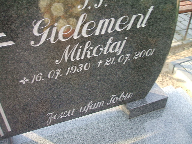 Janina GIELEMENT 1934 Cybinka - Grobonet - Wyszukiwarka osób pochowanych