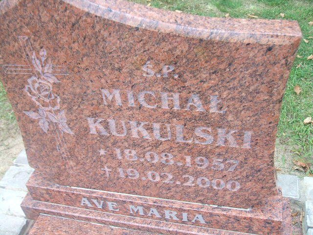 Michał Kukulski 1957 Cybinka - Grobonet - Wyszukiwarka osób pochowanych