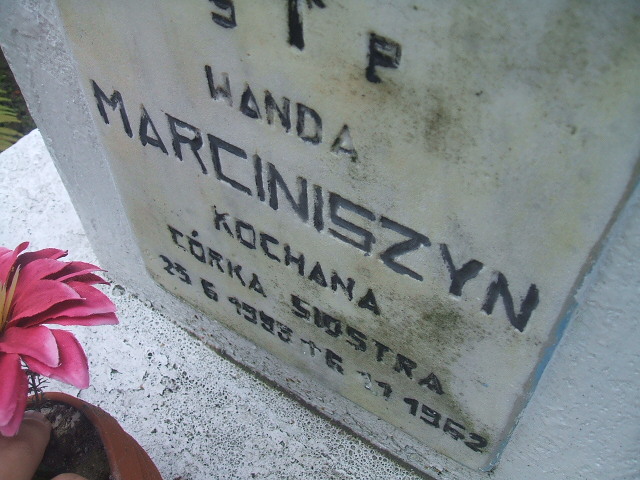 Wanda Marciniszyn 1956 Cybinka - Grobonet - Wyszukiwarka osób pochowanych
