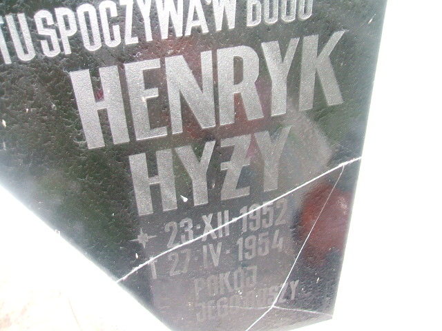Henryk Hyży 1952 Cybinka - Grobonet - Wyszukiwarka osób pochowanych