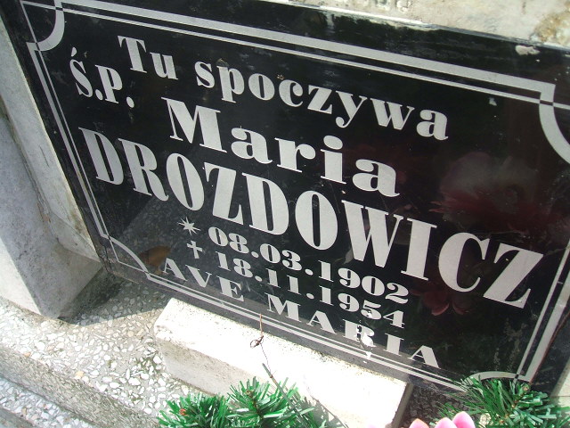Maria Drozdowicz 1902 Cybinka - Grobonet - Wyszukiwarka osób pochowanych