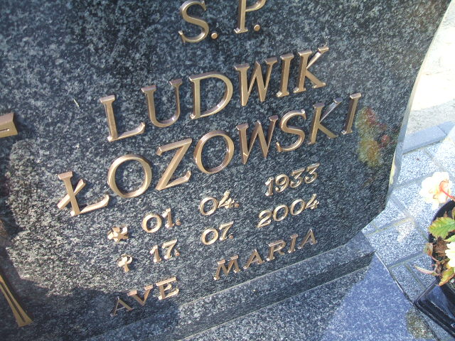 Ludwik Łozowski 1933 Cybinka - Grobonet - Wyszukiwarka osób pochowanych