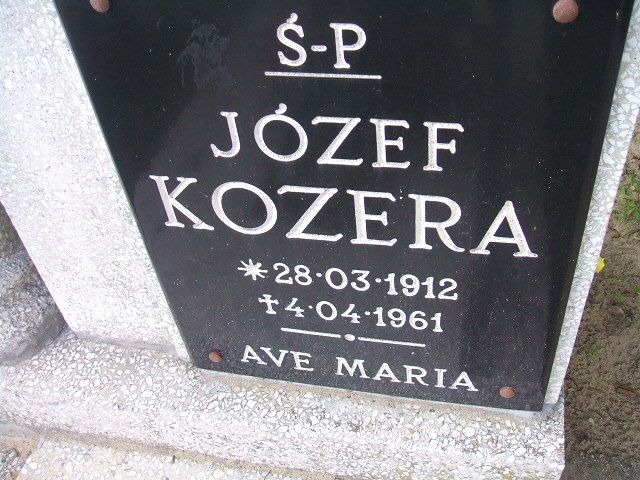  Kozera 1912 Cybinka - Grobonet - Wyszukiwarka osób pochowanych