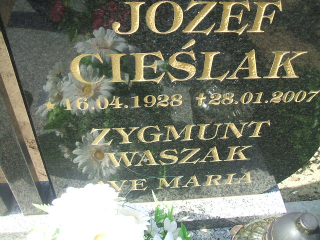 Jan Cieślak 1955 Cybinka - Grobonet - Wyszukiwarka osób pochowanych