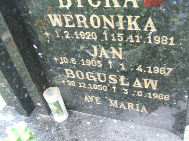 Jan Bycka 1905 Cybinka - Grobonet - Wyszukiwarka osób pochowanych