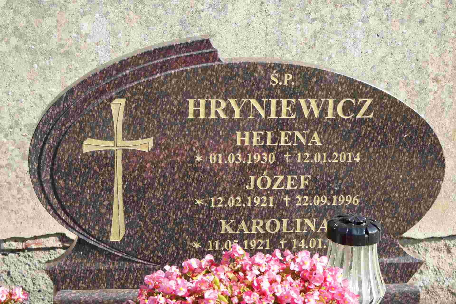 Grób Józef Hryniewicz