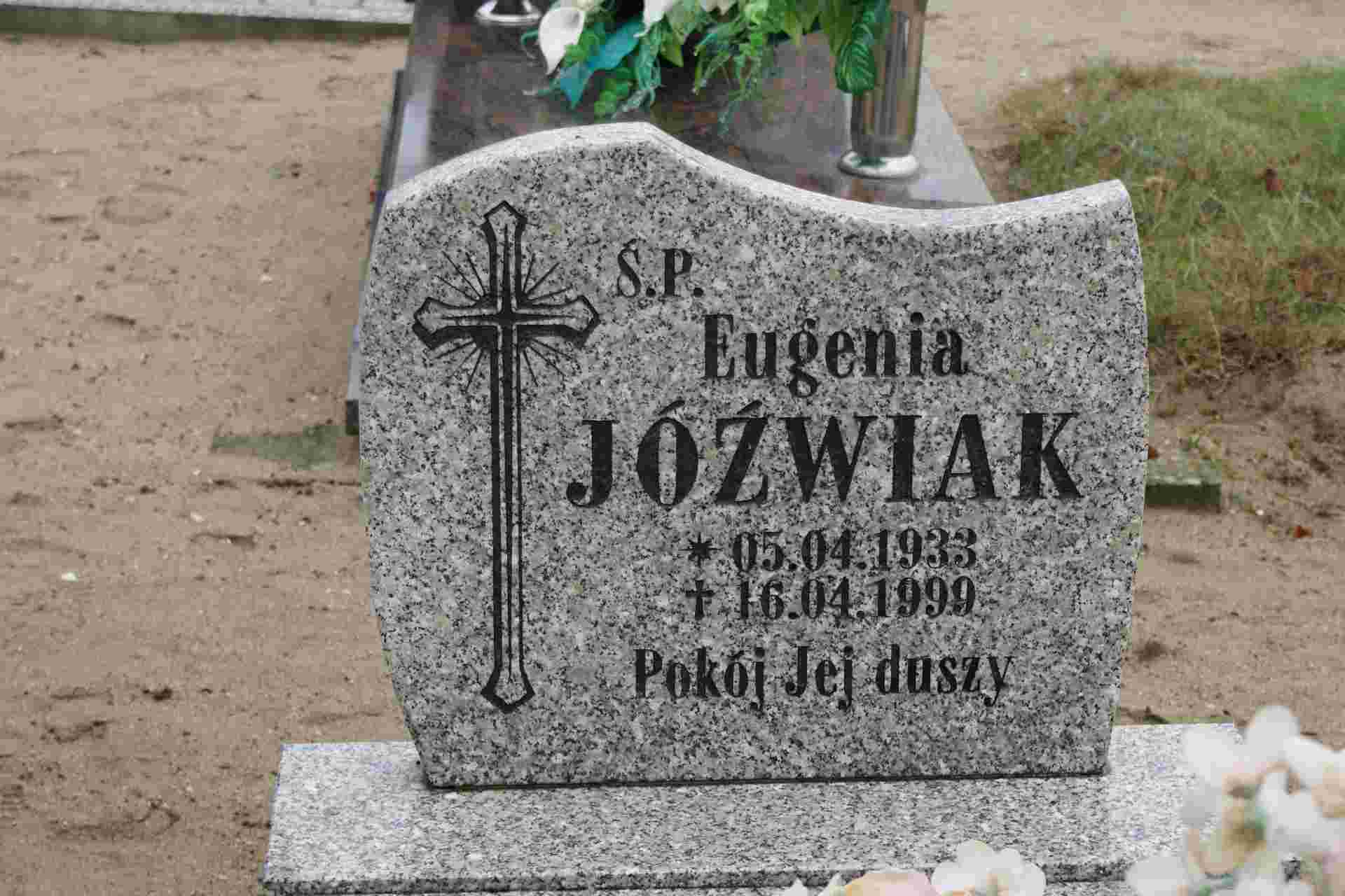Eugenia Jóźwiak 1933 Cybinka - Grobonet - Wyszukiwarka osób pochowanych