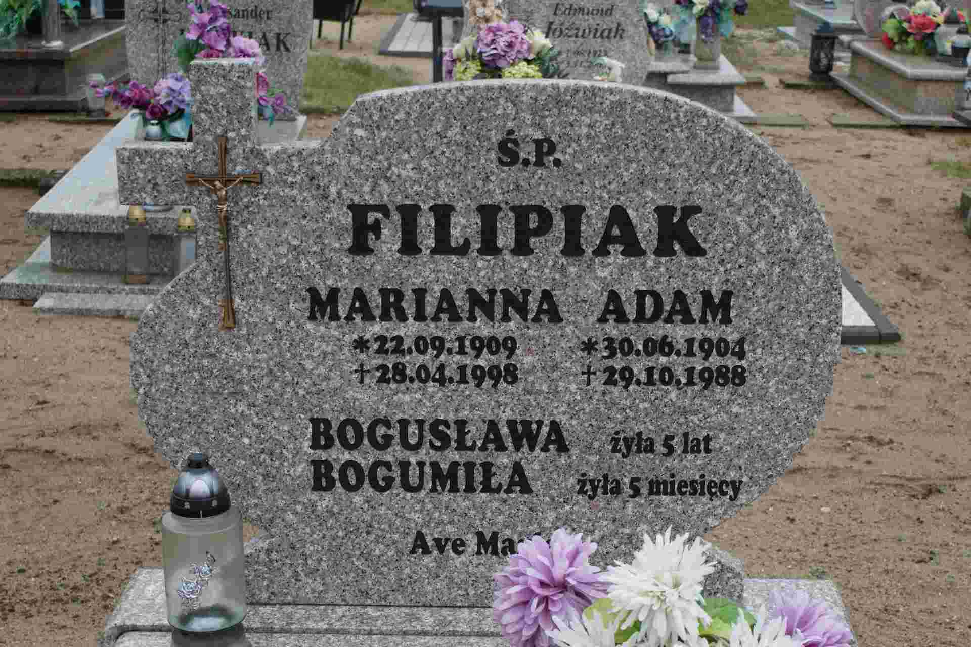 Grób Marianna Filipiak